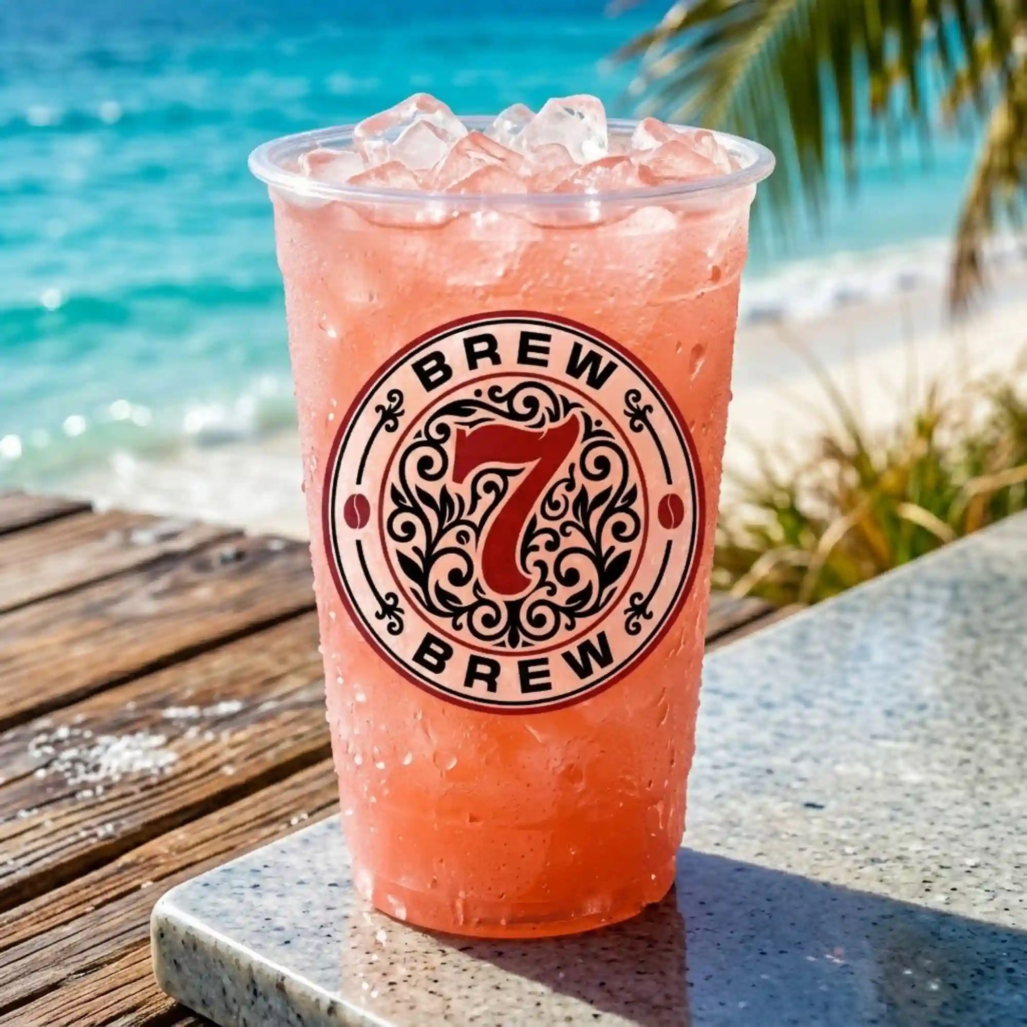 7 Brew Peaches N' Cream 7 Fizz Soda