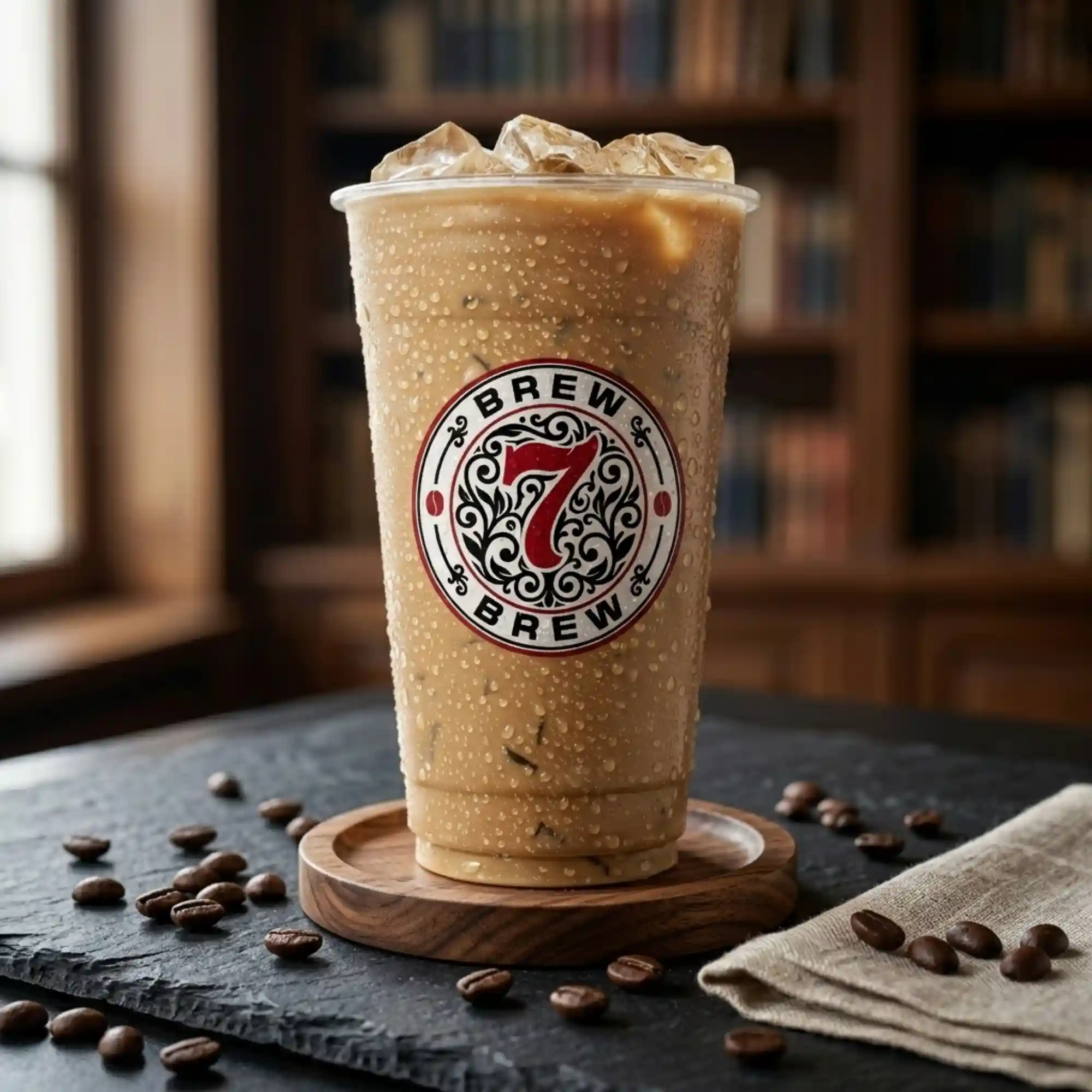 7 Brew Creme Brulee Latte