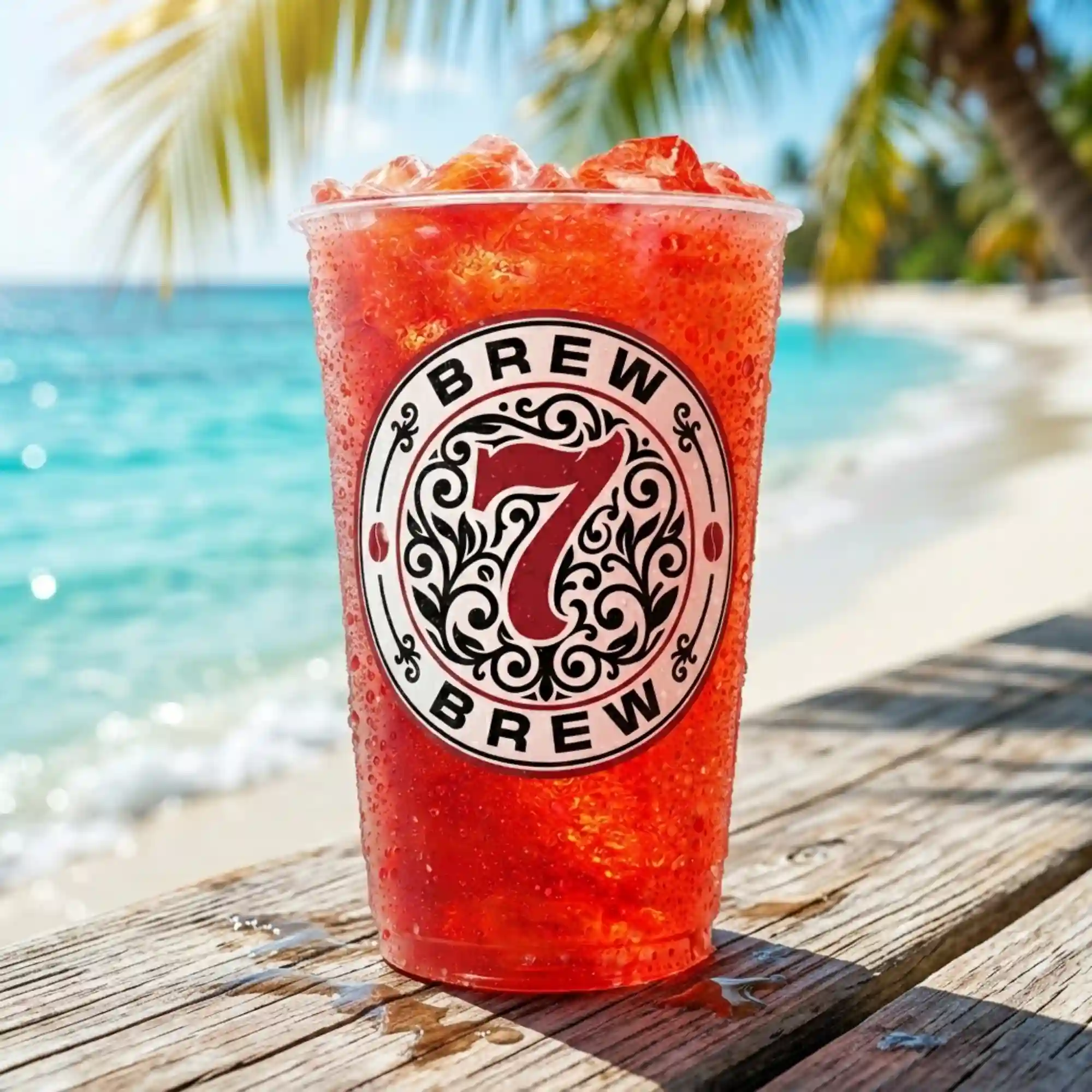 7 Brew Blood Orange 7 Fizz Soda