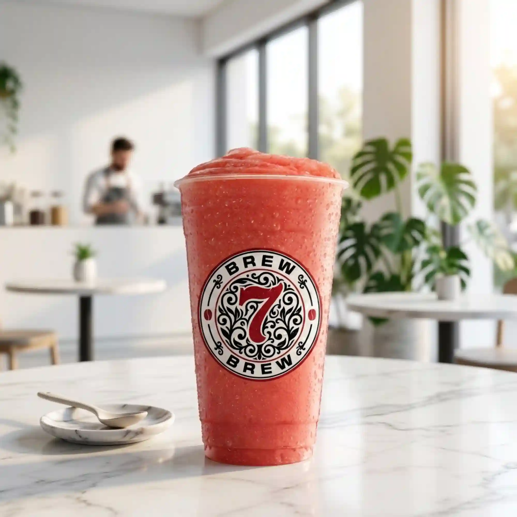 7 Brew Bubble Gum Strawberry Smoothie