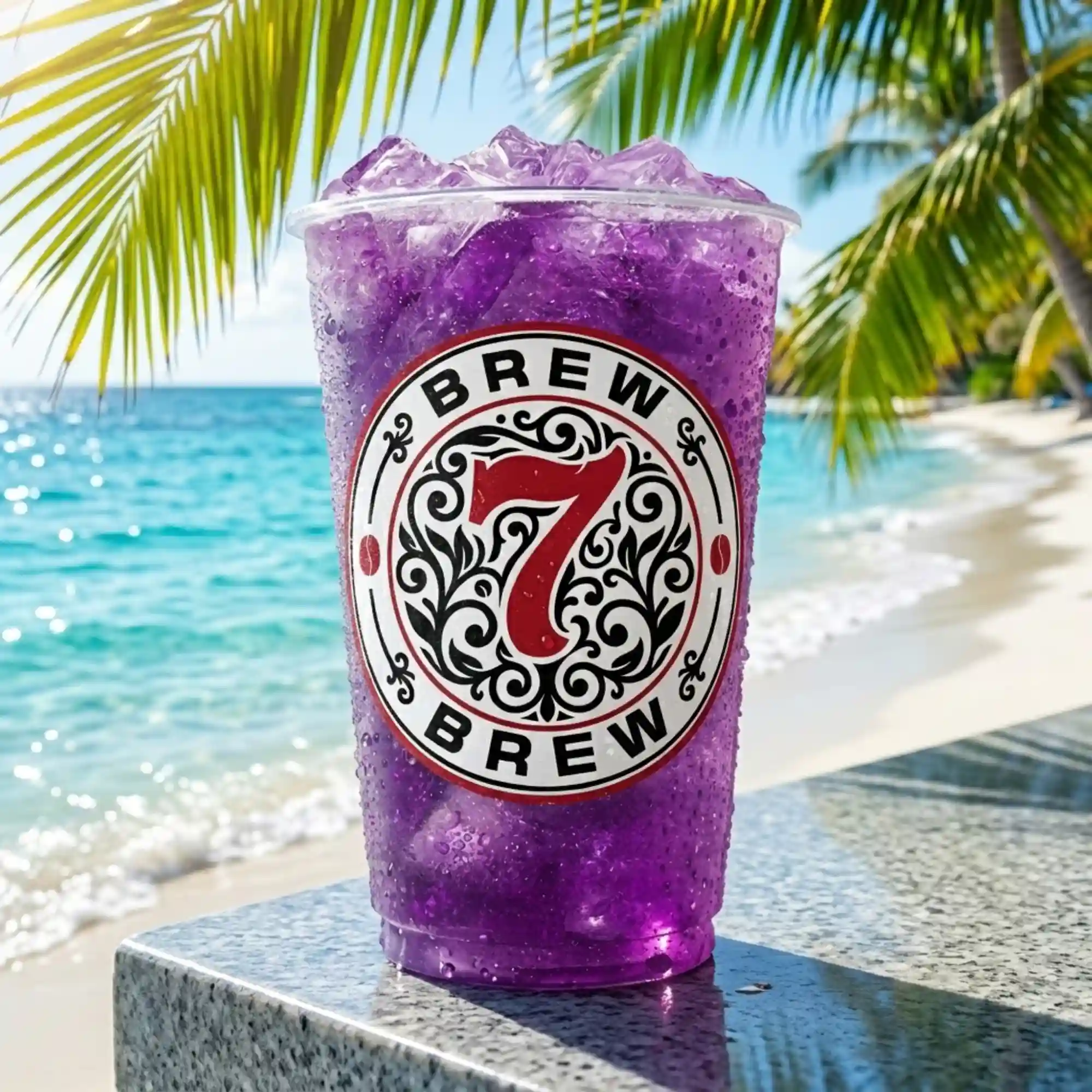 7 Brew Midnight Rain 7 Fizz Soda