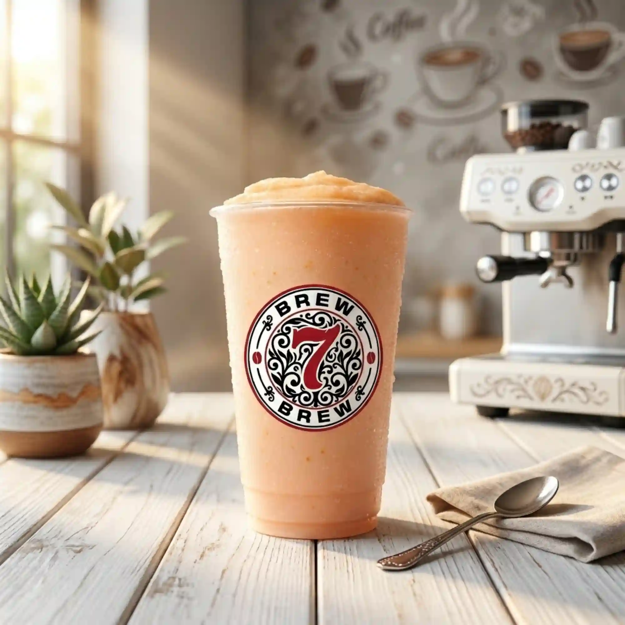 7 Brew Orange Sherbet Shake