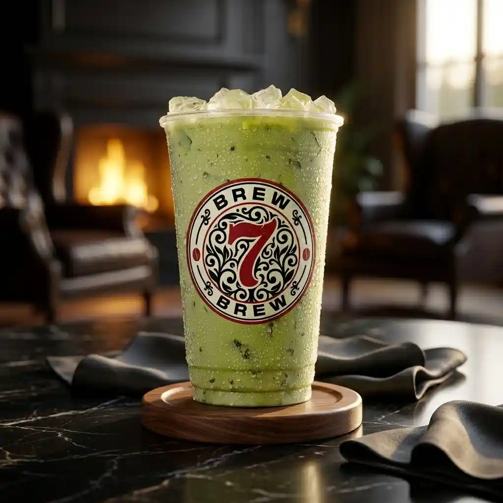 7 Brew Strawberry Matcha Latte