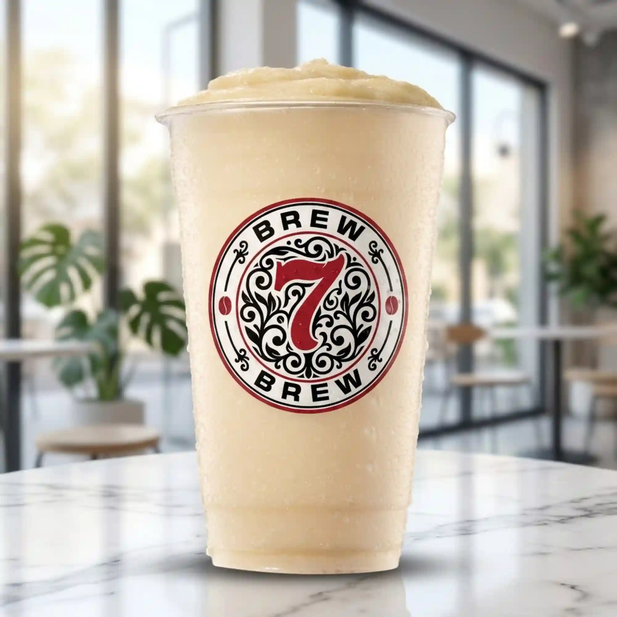 7 Brew White Chocolate Mango Smoothie